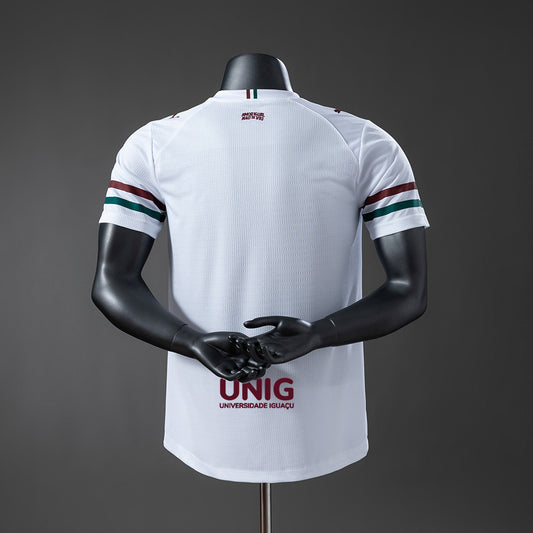 Camisola Fluminense FC 2026-27 Alternativa Branca Versão Jogador Todos Patrocinadores