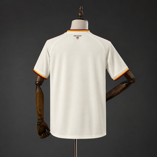 Camisola AS Roma 2026-27 Alternativa Branca Versão Adepto