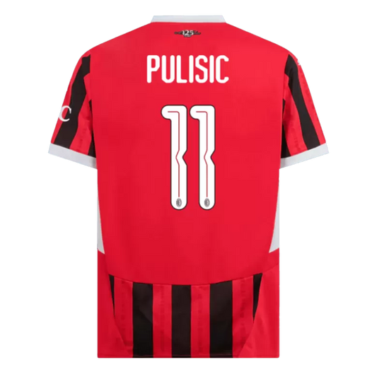 Camisola Ac Milan 2024-25 Principal UCL Versão Adepto PULISIC #11