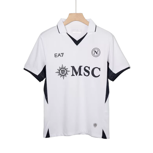 Camisola Napoles 2024-25 Alternativa Branca Versão Adepto LUKAKU #11