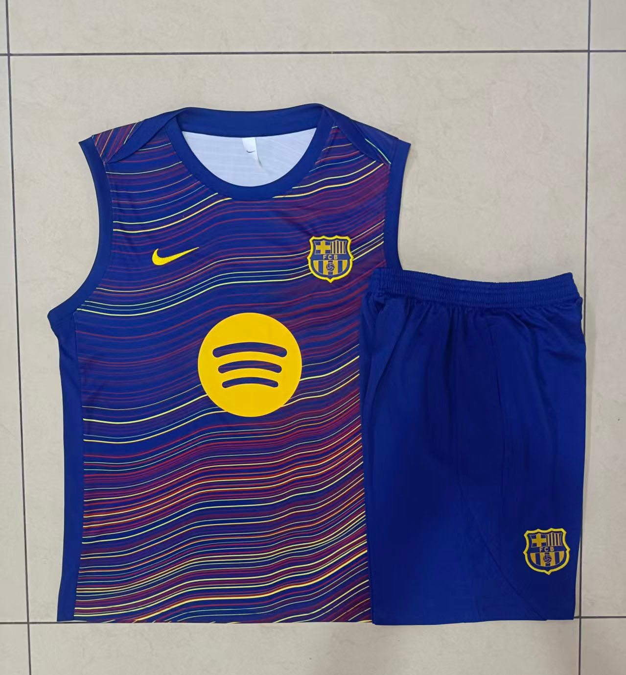 Kit Treino Manga Cava FC Barcelona 2025-26