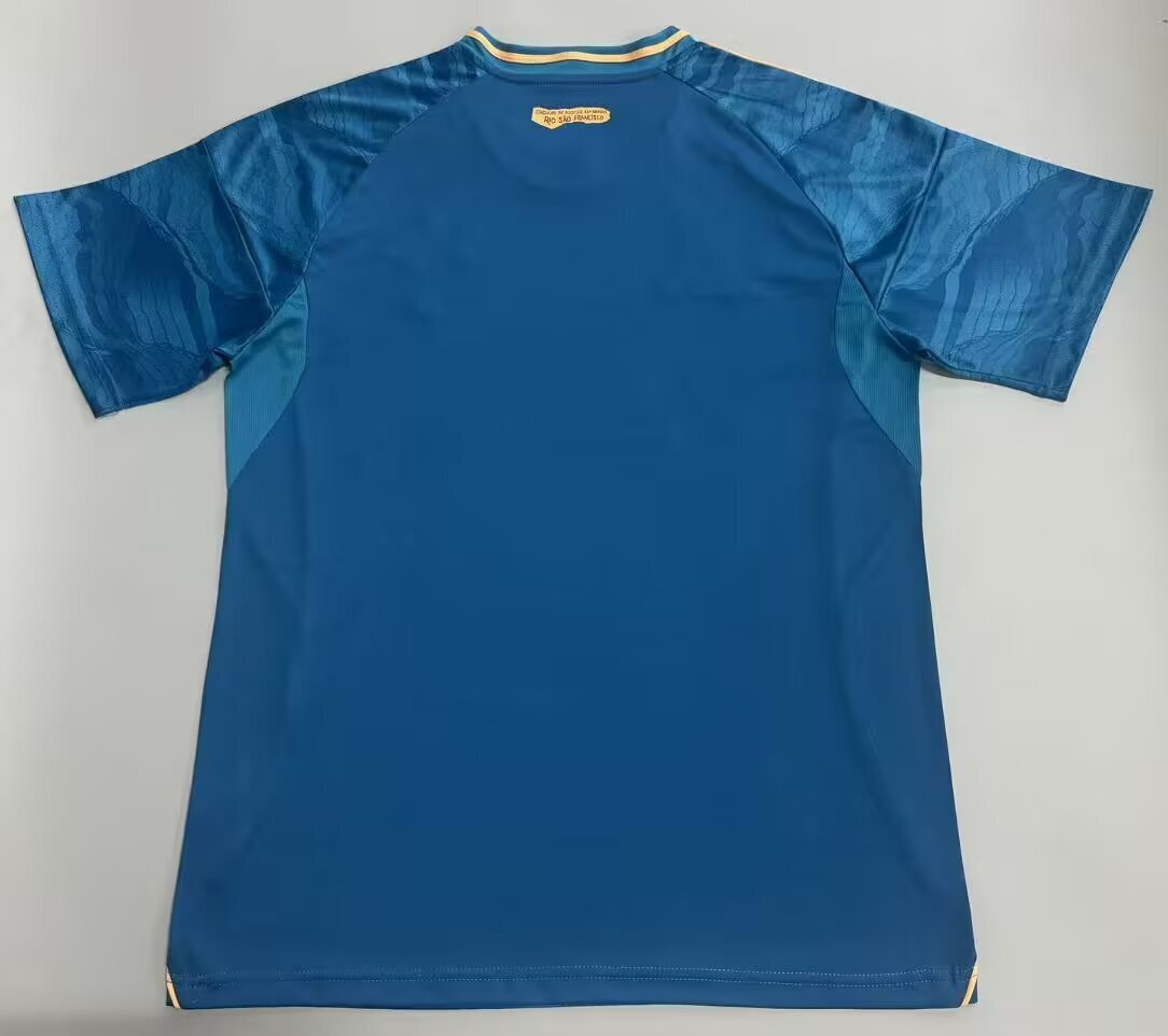 Camisola Cruzeiro EC 2025-26 Alternativa Azul Versão Adepto
