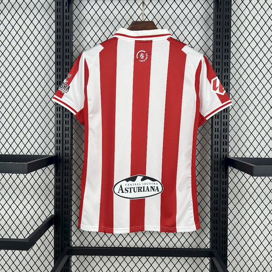 Camisola Real Sporting de Gijón 2025-26 Principal Versão Adepto