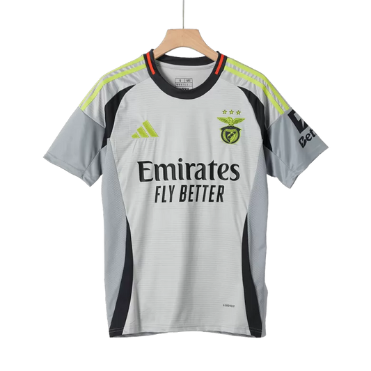 Camisola SLB 2024-25 Alternativa Cinzenta Versão Adepto