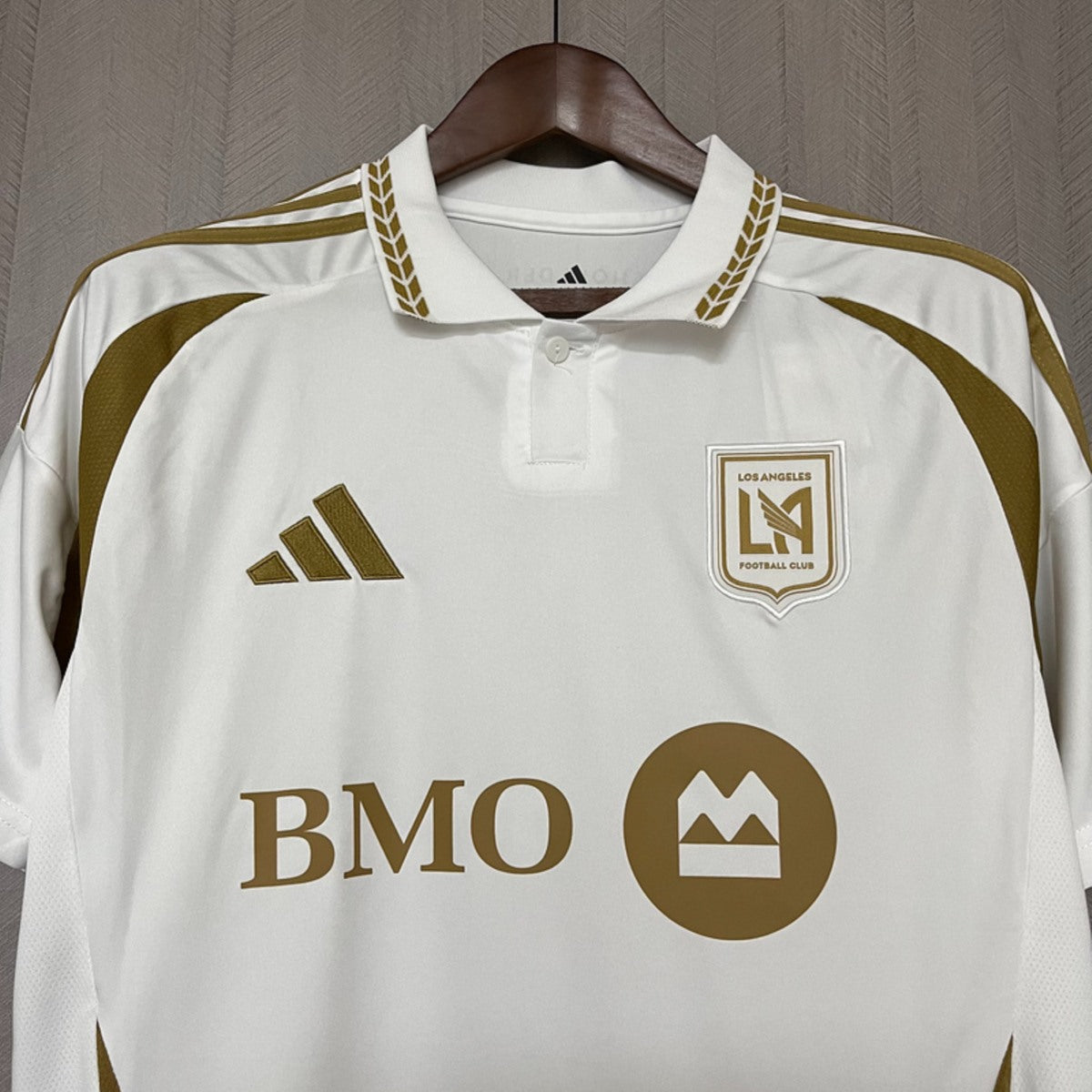 Camisola Los Angeles FC 2025-26 Alternativa Branca Versão Adepto