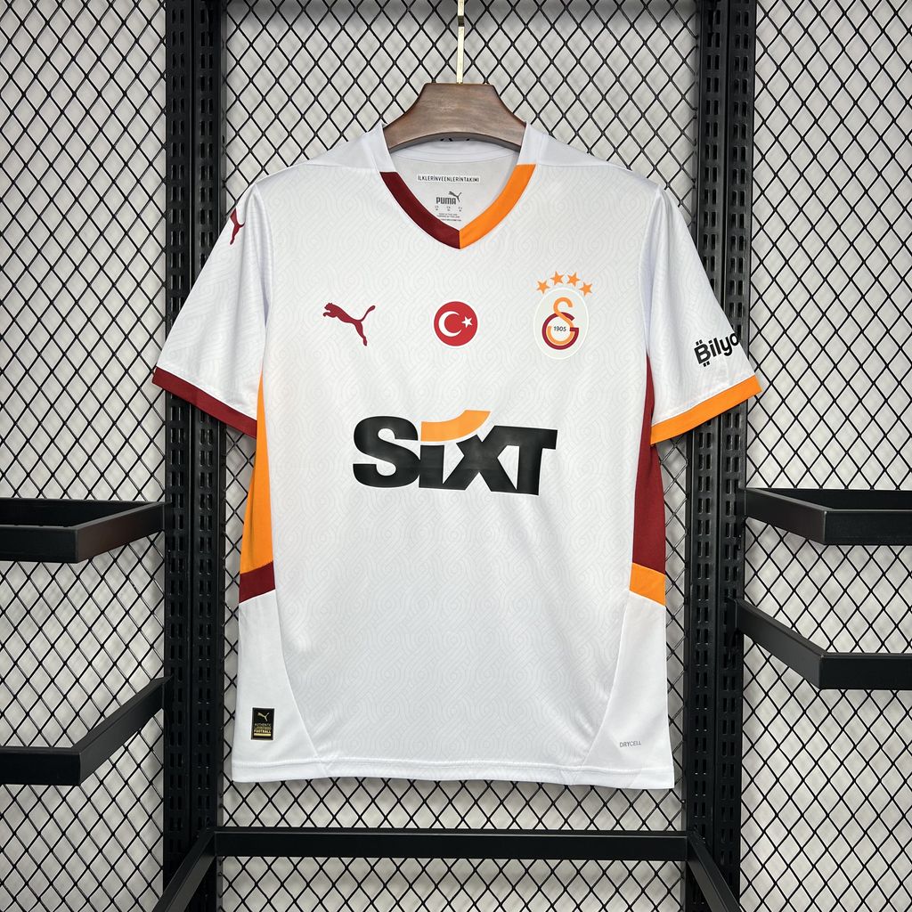 Camisola Galatasaray 2024-25 Alternativa Branca Versão Adepto