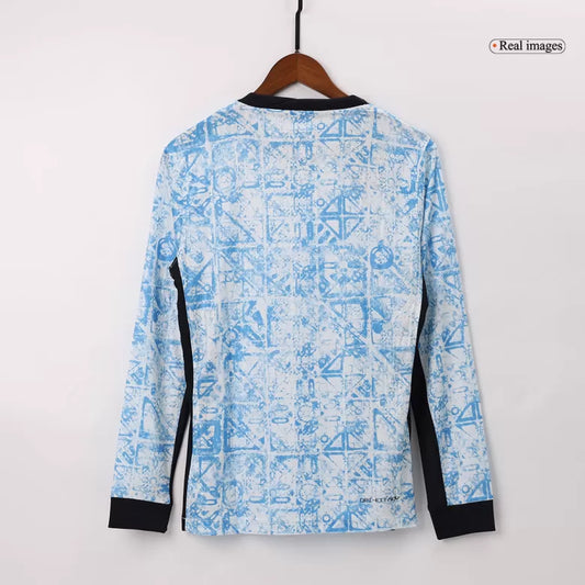 Camisola Manga Comprida Portugal 2024 Alternativa Versão Adepto