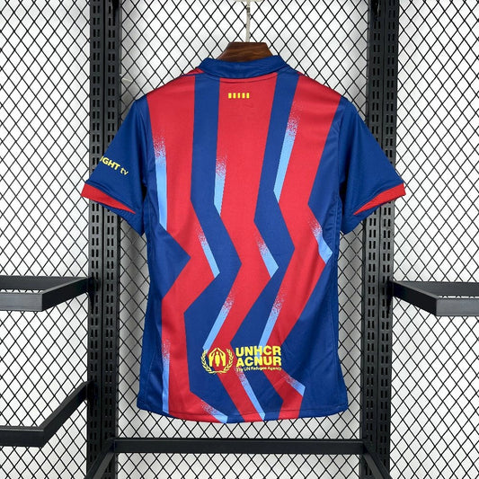 Camisola FC Barcelona 2025-26 Alternativa Azul Versão Adepto
