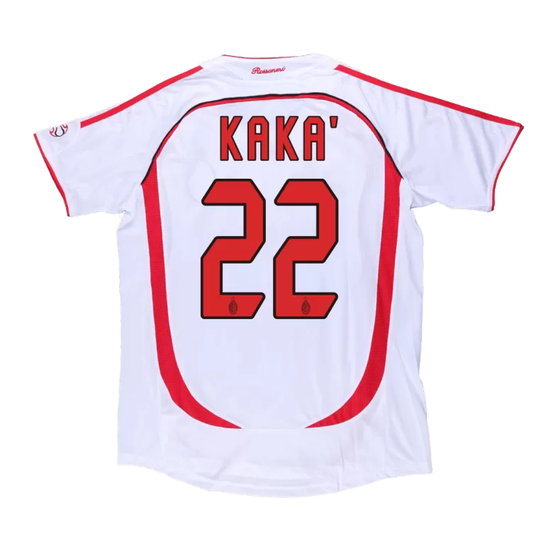Camisola AC Milan 2006-07 Alternativa UCL KAKÁ #22 (Entrega Imediata)