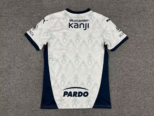 Camisola CA Independiente 2025-26 Principal Alternativa Branca Versão Adepto