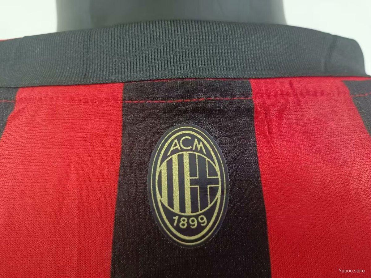 Camisola Ac Milan 2024-25 Edição Especial 125º Aniversario Versão Jogador