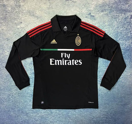 Camisola Manga Comprida Ac Milan 2011-12 Alternativa