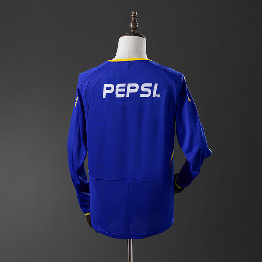 Camisola Manga Comprida CA Boca Juniors 2003-04 Principal Versão Adepto