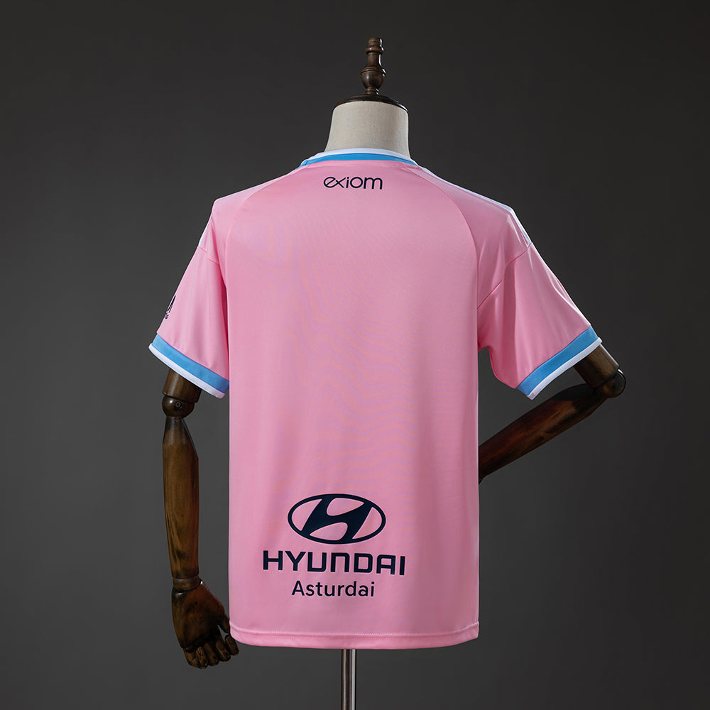 Camisola Real Oviedo 2026-27 Alternativa Rosa Versão Adepto