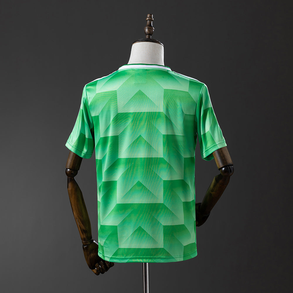 Camisola Alemanha 1988 Alternativa Verde Versão Adepto