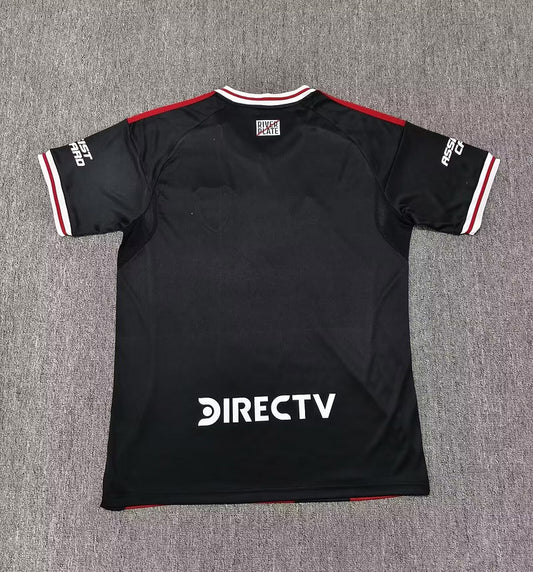 Camisola CA River Plate 2025-26 Alternativa Riscas CWC Versão Adepto