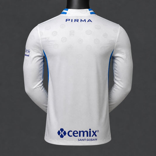 Camisola Manga Comprida CD Cruz Azul 2026-27 Alternativa Branca Versão Jogador