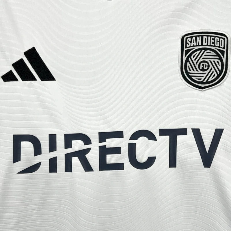 Camisola San Diego FC 2025-26 Alternativa Branca Versão Adepto