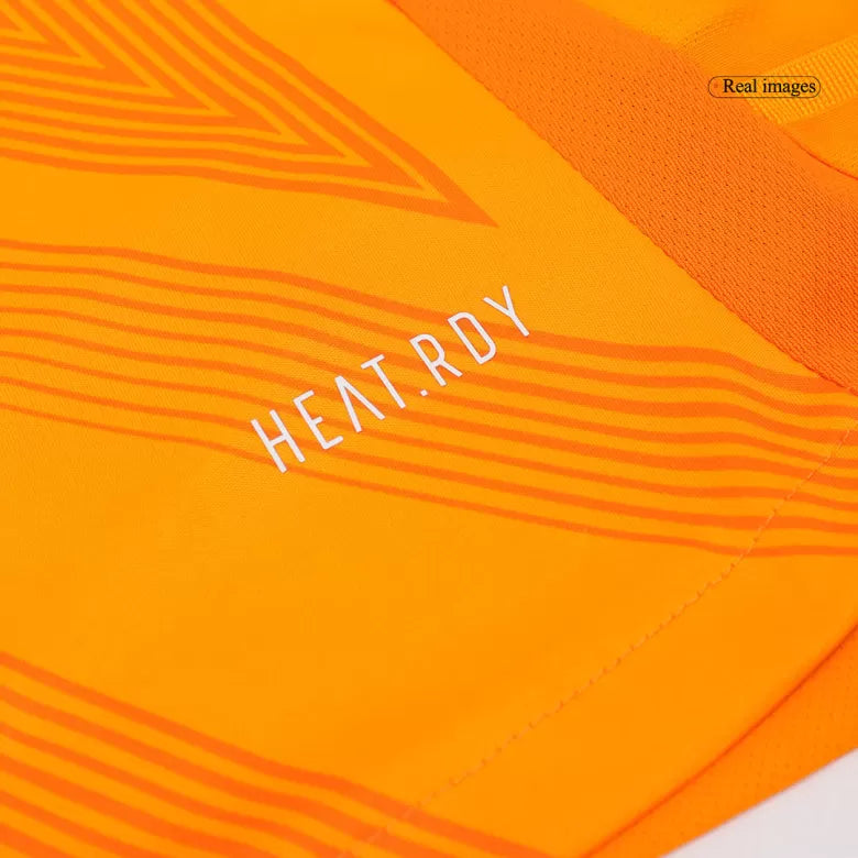 Camisola Real Madrid CF 2024-25 Alternativa Laranja Versão Adepto