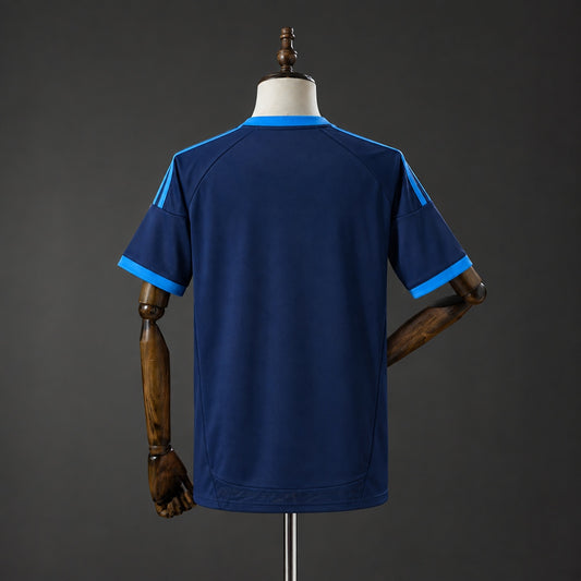 Camisola Schalke 04 2010-11 Alternativa Azul Versão Adepto