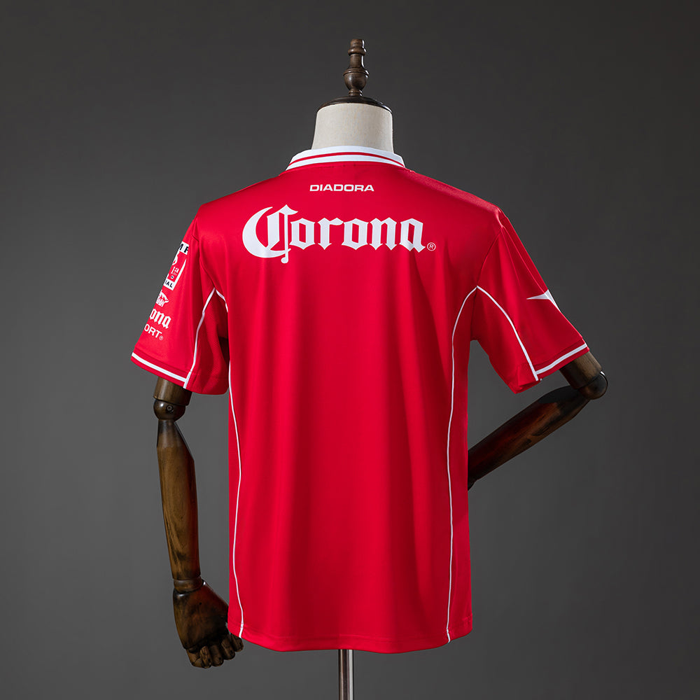 Camisola Deportivo Toluca 1998-99 Principal Versão Adepto