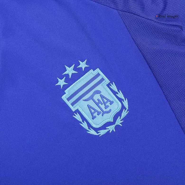 Camisola Argentina 2024 Alternativa Azul Versão Mulher