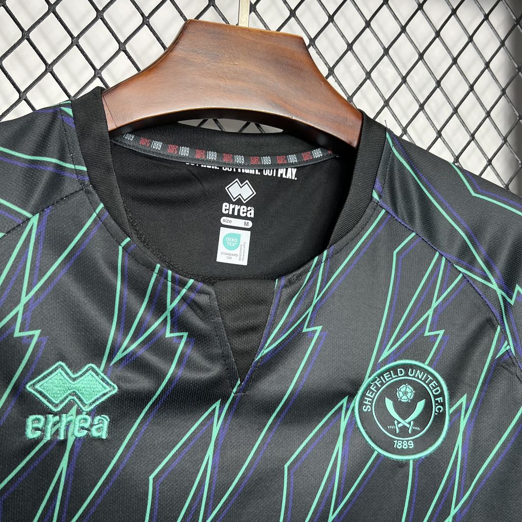 Camisola SHE-United 2024-25 Alternativa Preta Versão Adepto