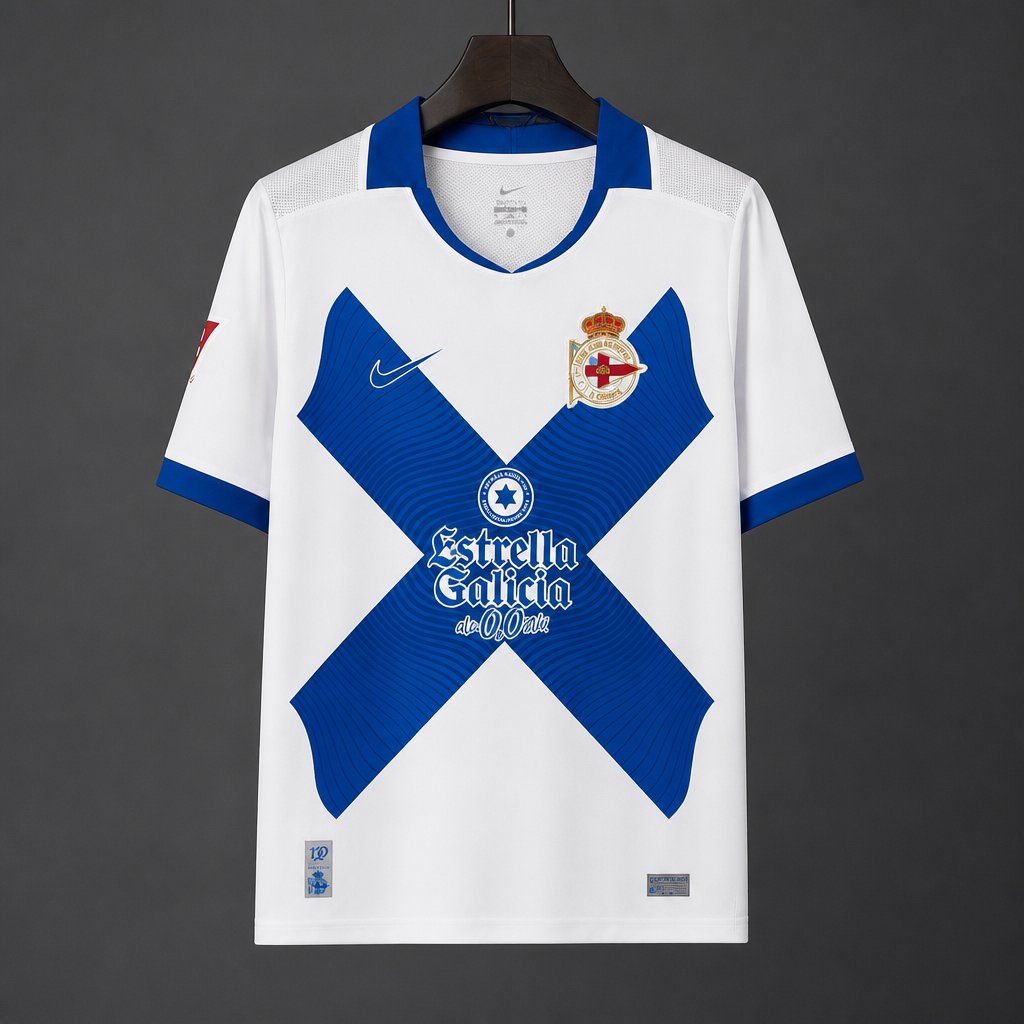 Camisola RC Deportivo de Corunha 2026-27 Alternativa Branca Versão Adepto