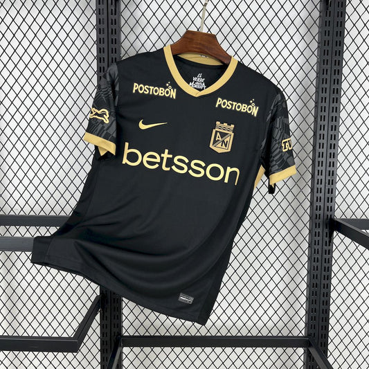 Camisola Atletico Nacional 2025-26 Alternativa Preta Versão Adepto