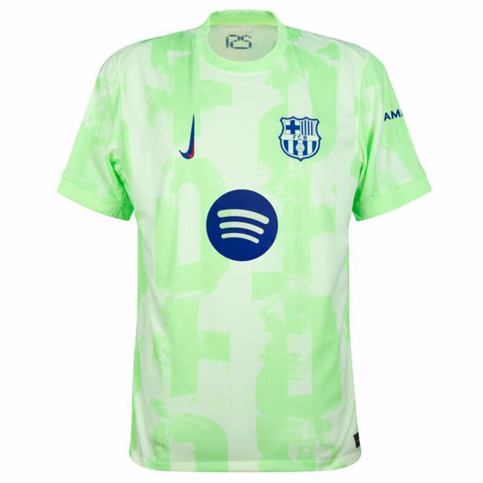 Camisola FC Barcelona 2024-25 Alternativa Verde UCL Versão Adepto RAPHINHA #11