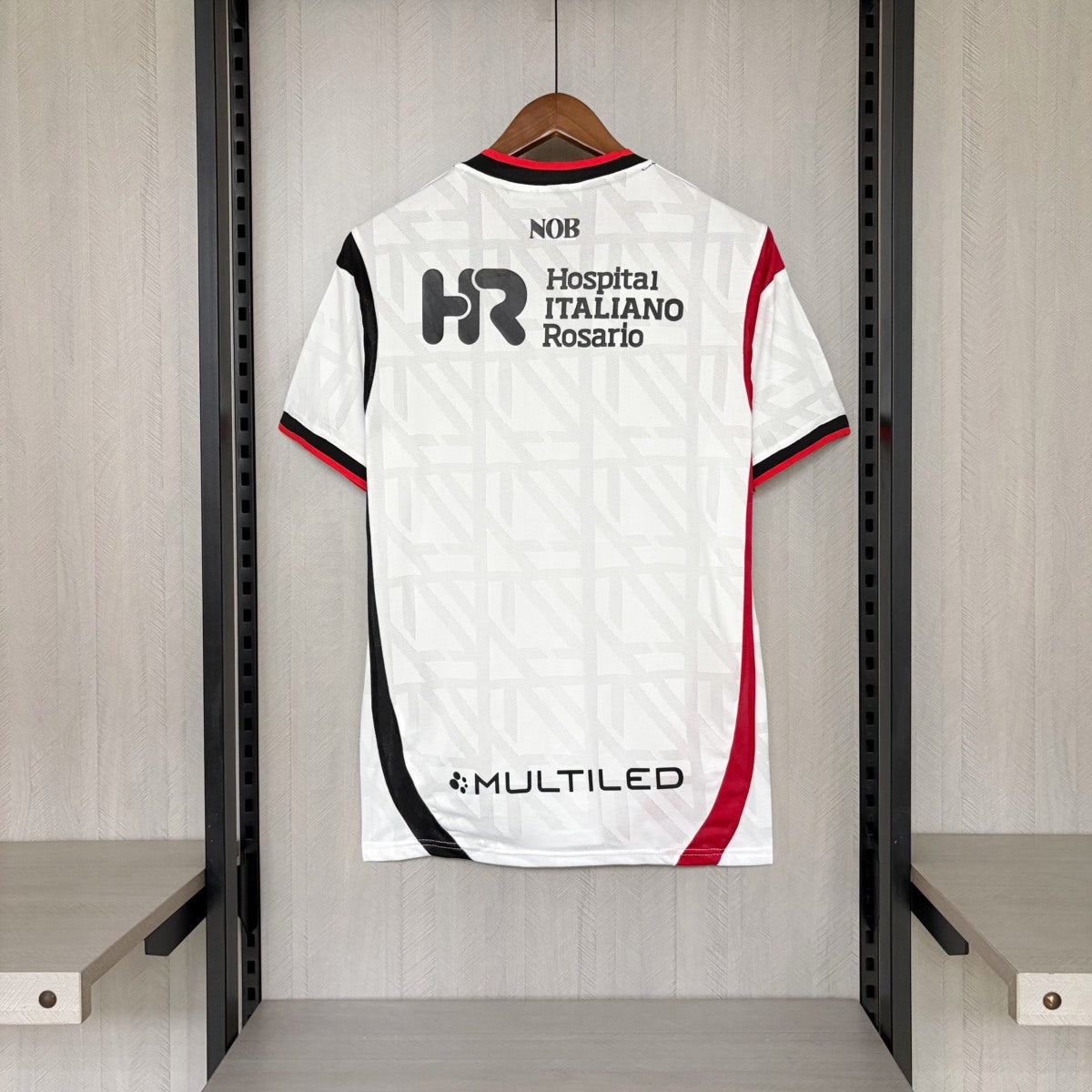 Camisola Newells Old Boys 2026-27 Alternativa Branca Versão Adepto