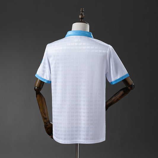 Camisola Napoles 1990-91 Alternativa Branca Versão Adepto