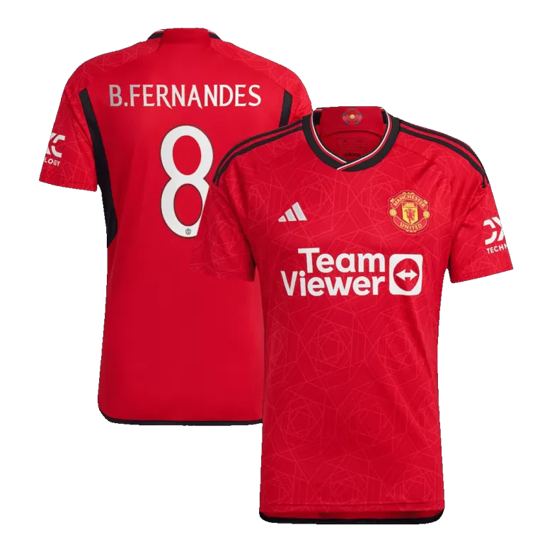 Camisola M-United 2023-24 Principal UCL B.FERNANDES #8