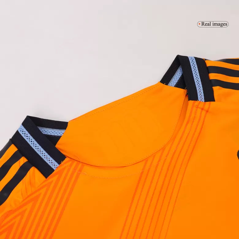 Camisola Real Madrid CF 2024-25 Alternativa Laranja Versão Adepto