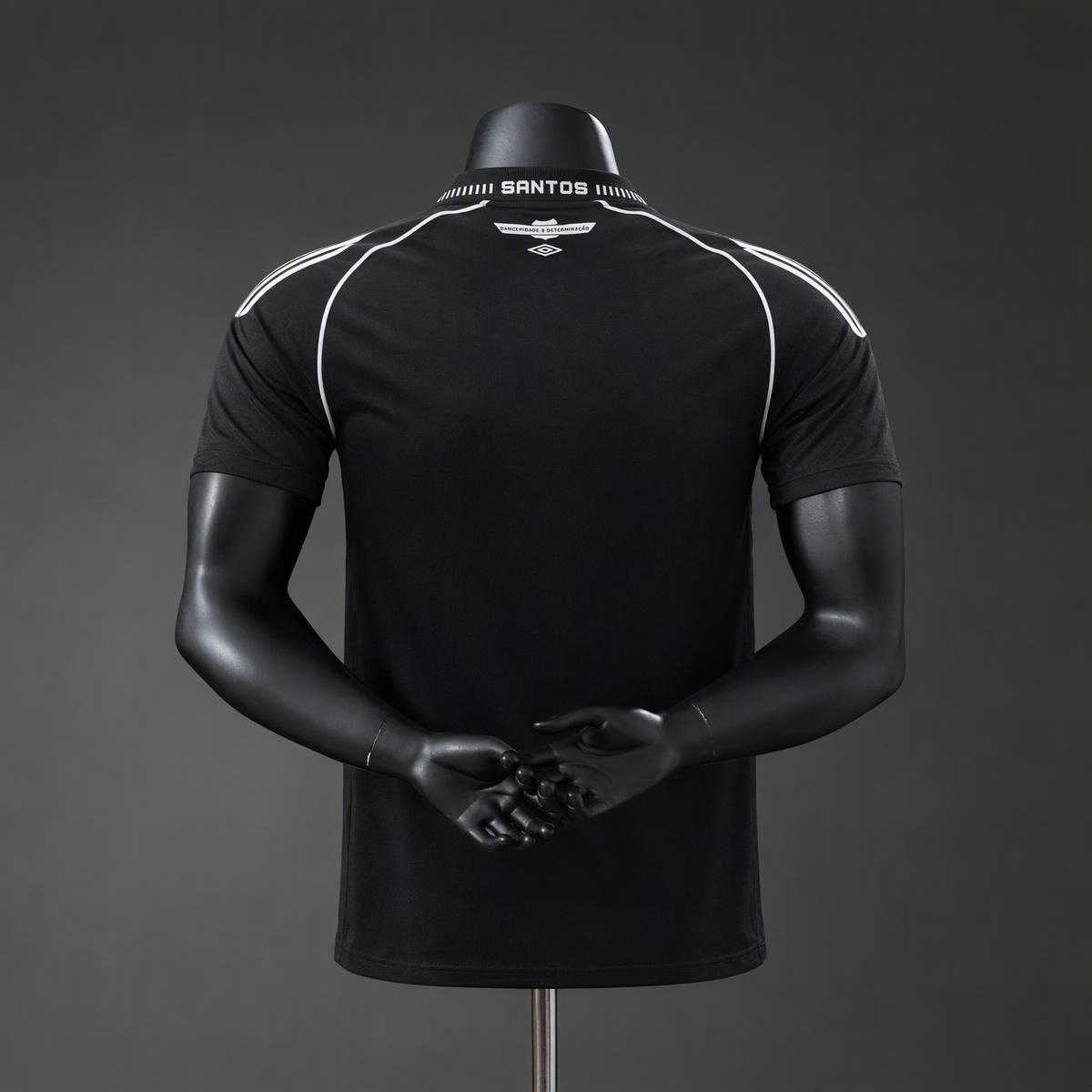Camisola Santos FC 2026-27 Alternativa Preta Lisa Versão Jogador