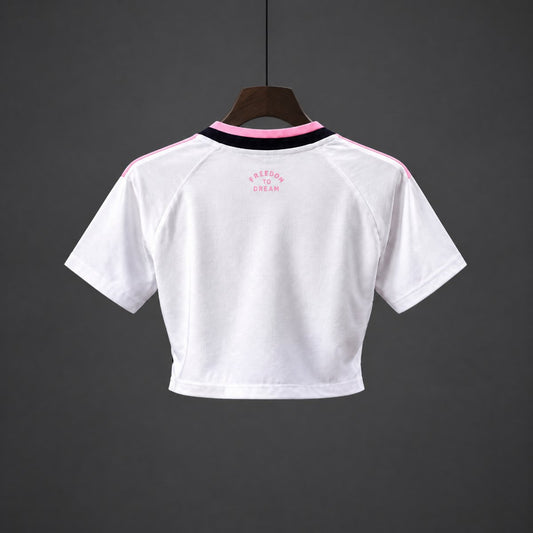 Crop Top Mulher Inter Miami CF 2026-27 Alternativo Branco