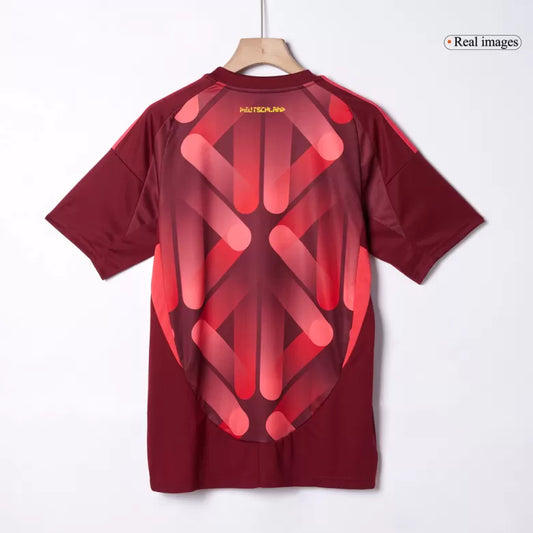 Camisola Alemanha 2025 Alternativa Vermelha Versão Mulher