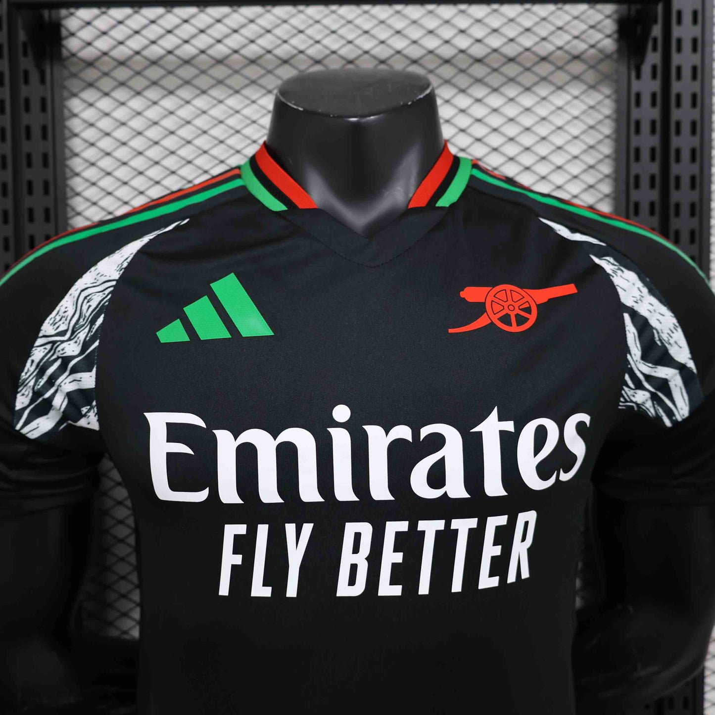 Camisola ARS 2024-25 Alternativa Preta Versão Jogador