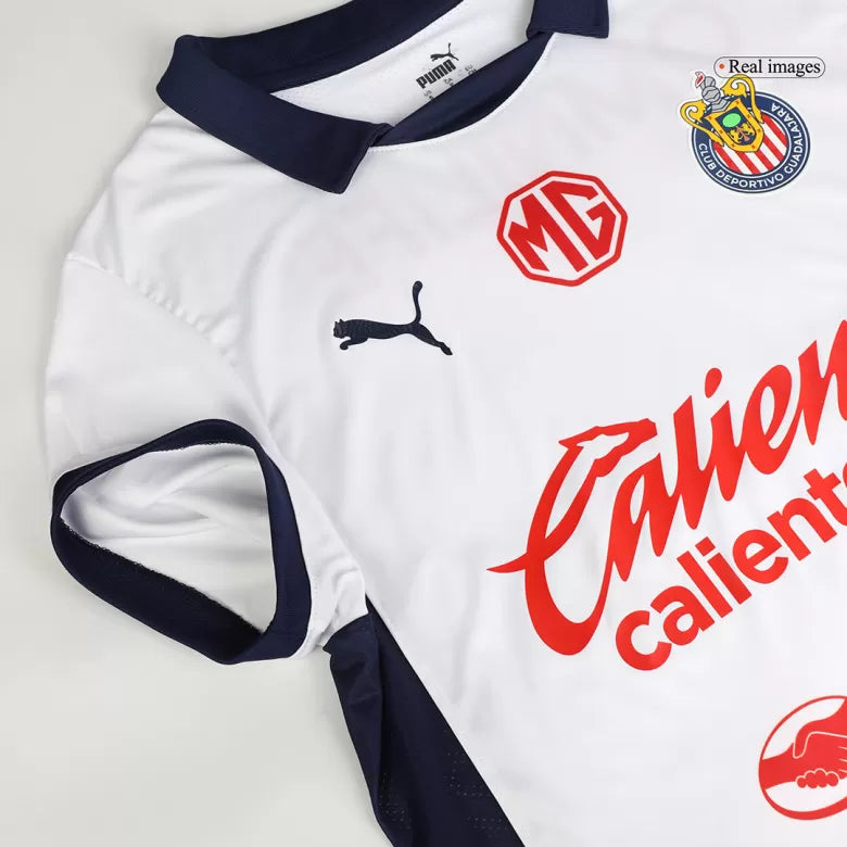 Camisola CD Chivas 2024-25 Alternativa Branca Versão Adepto