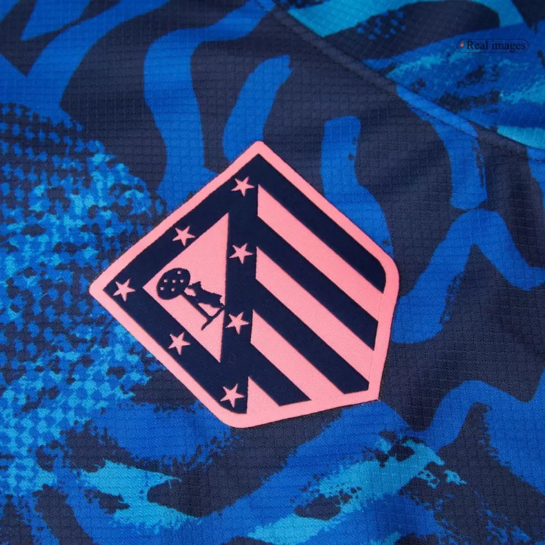 Camisola Atletico Madrid 2024-25 Alternativa Azul Versão Adepto