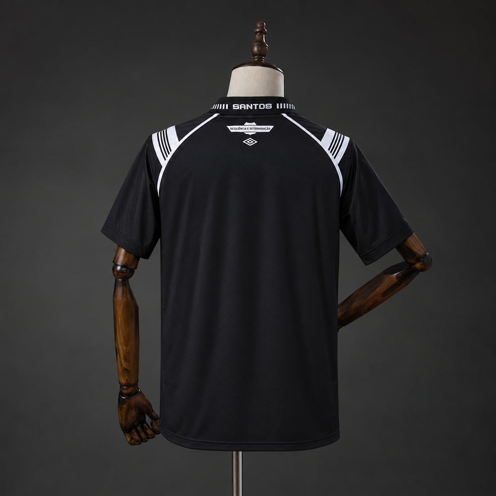 Camisola Santos FC 2026-27 Alternativa Preta Lisa Versão Adepto