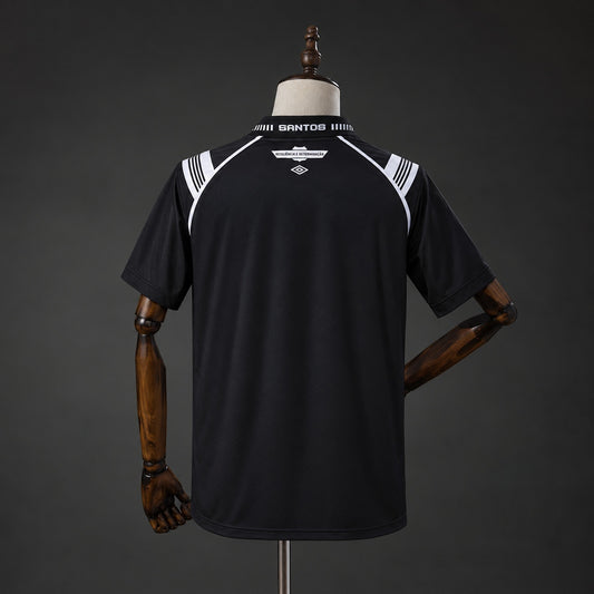 Camisola Santos FC 2026-27 Alternativa Preta Lisa Versão Adepto