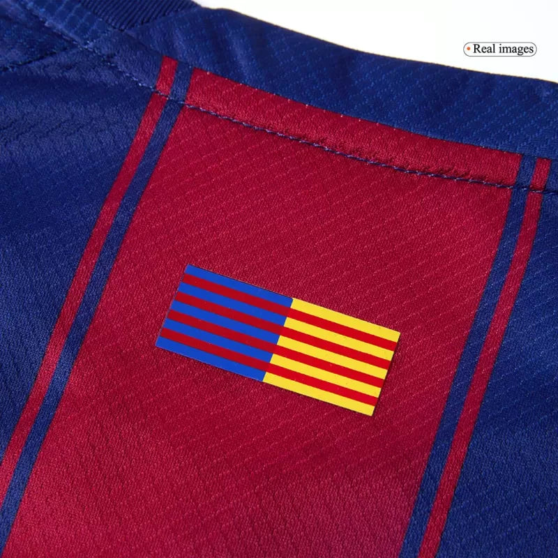Kit Criança FC Barcelona 2025-26 Principal LAMINE YAMAL #10 (Entrega Imediata)