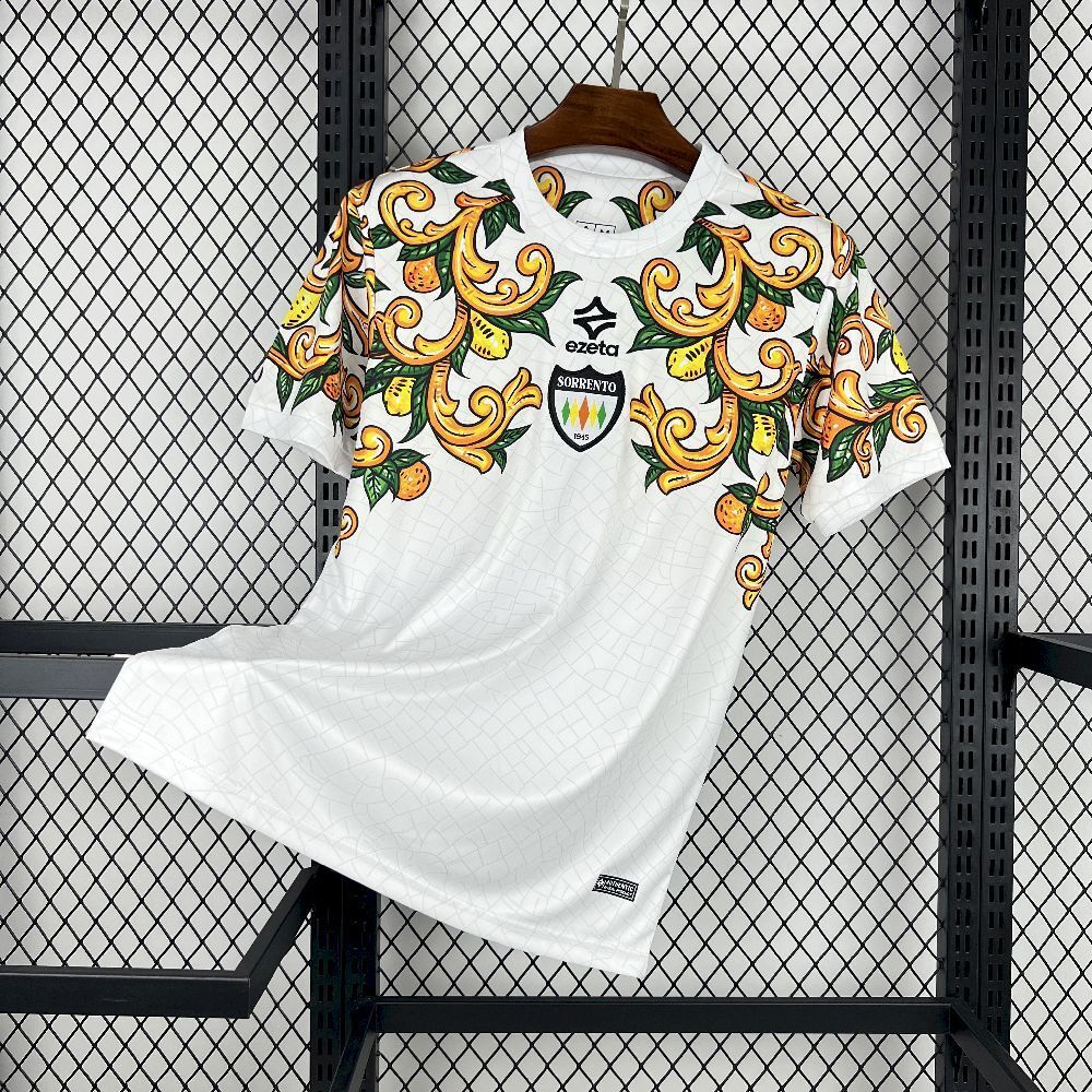 Camisola Sorrento 1945 2025-26 Alternativa Branca Versão Adepto