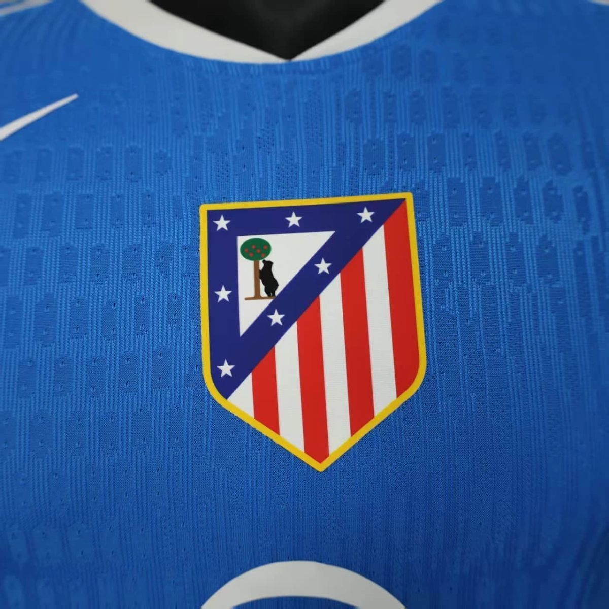 Camisola Atletico Madrid 2025-26 Alternativa Azul Claro Versão Jogador