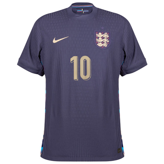 Camisola Inglaterra 2024 Alternativa Azul Versão Adepto BELLINGHAM #10
