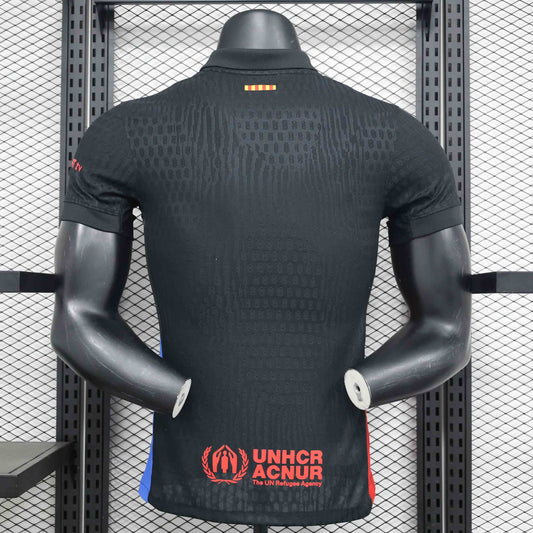 Camisola FC Barcelona 2024-25 Alternativa Preta Versão Jogador