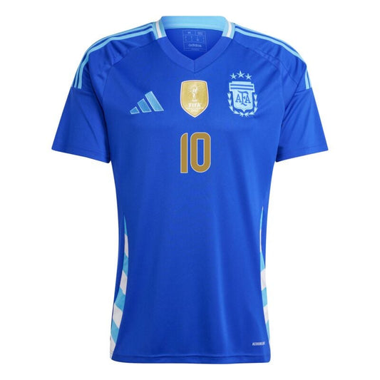 Camisola Argentina 2024 Alternativa Azul Versão Adepto MESSI #10