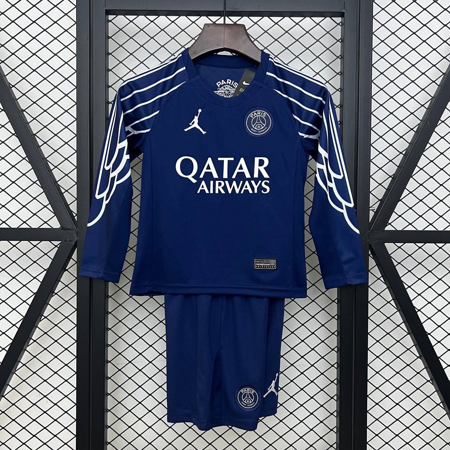 Kit Criança Manga Comprida FC Paris Saint-Germain 2024-25 Alternativo