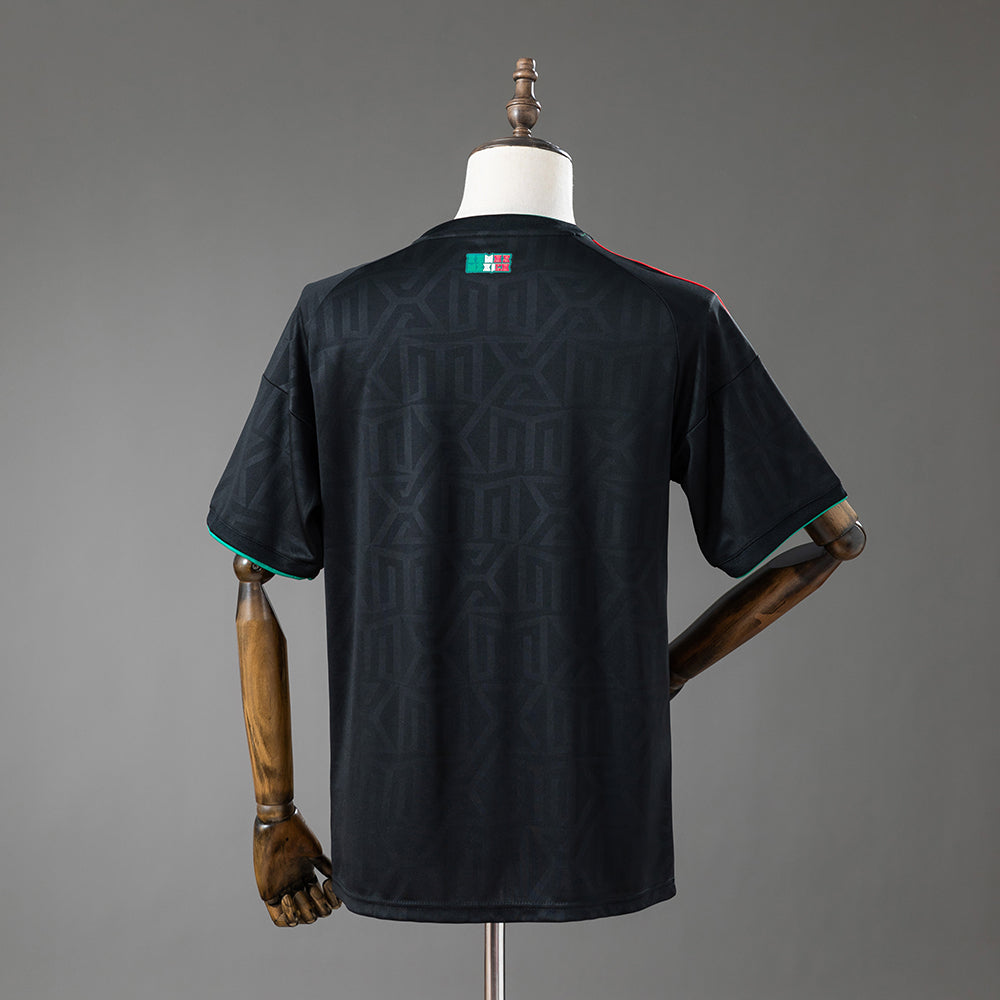 Camisola Mexico 2026 Alternativa Preta Versão Adepto